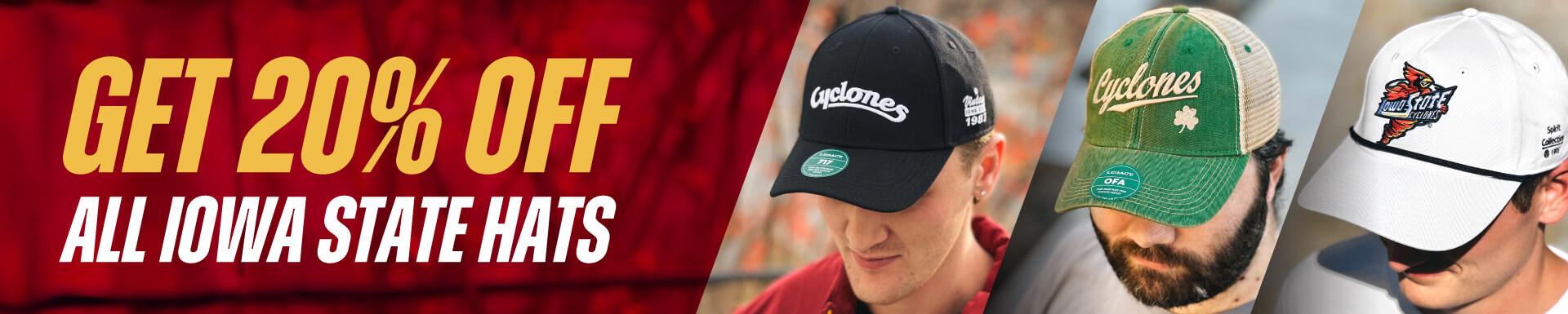 Get 20% OFF All Iowa State Hats